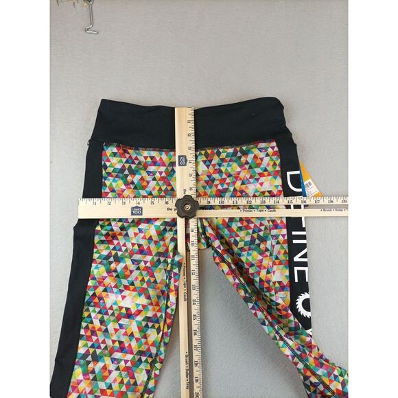Beachbody Womens Yoga Pants Leggings Size M Multi-Color Geometric - Picture 8 of 9